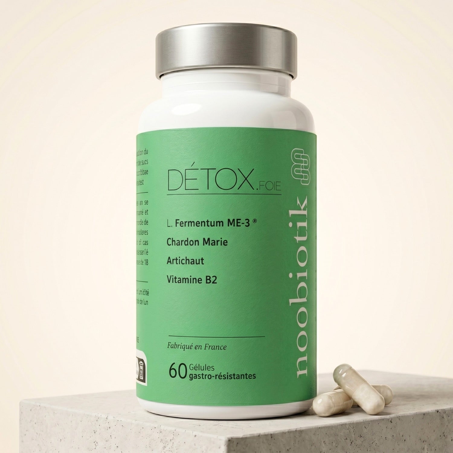 Boîte de probiotiques Détox Foie noobiotik®